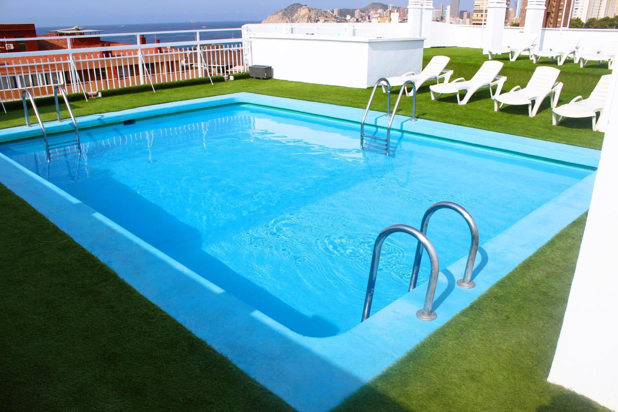 Fleming Playa Poniente Hotel Benidorm Bagian luar foto