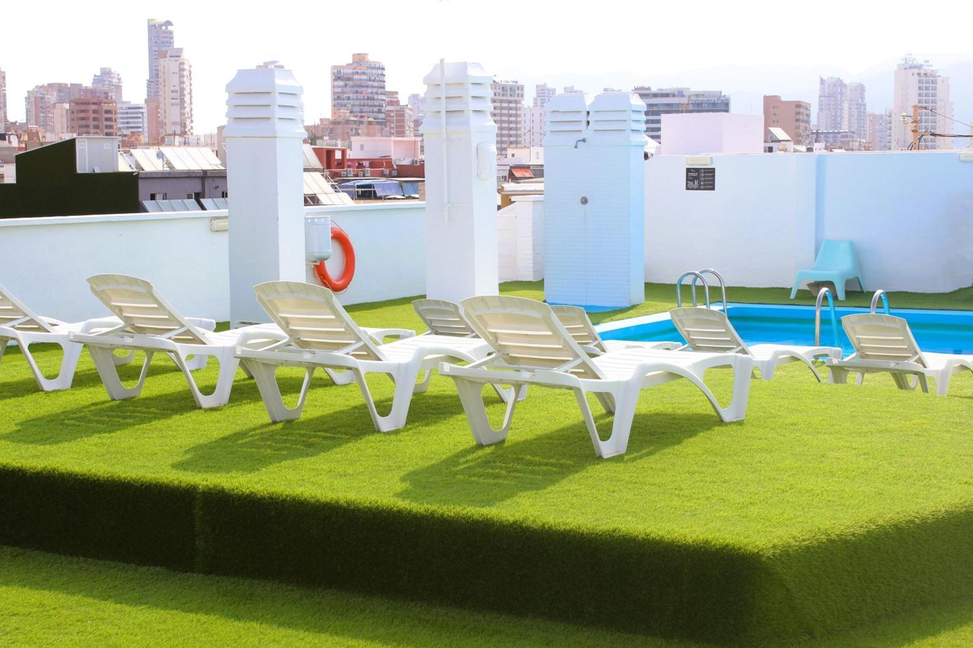 Fleming Playa Poniente Hotel Benidorm Bagian luar foto