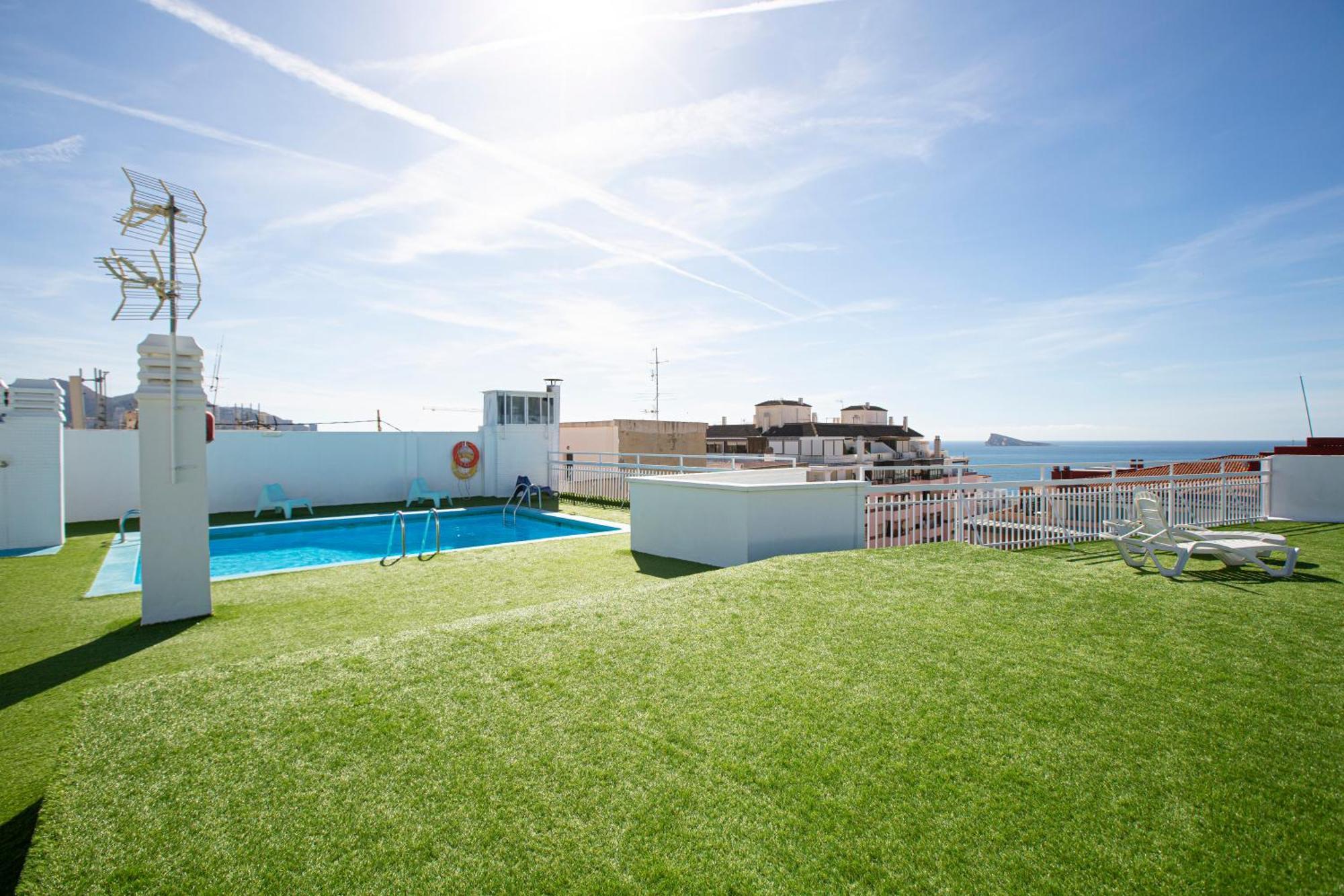 Fleming Playa Poniente Hotel Benidorm Bagian luar foto