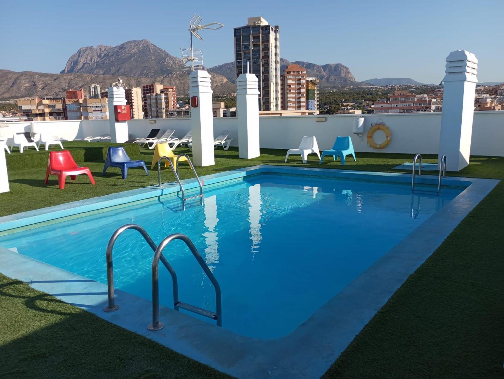 Fleming Playa Poniente Hotel Benidorm Bagian luar foto